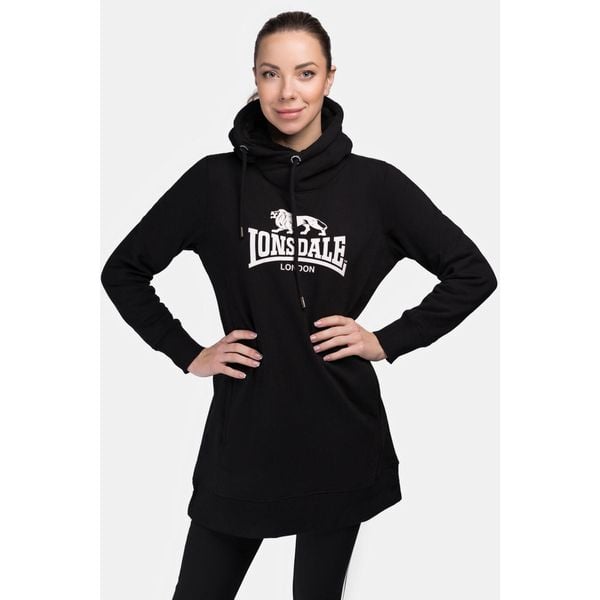 Bluza damska z kapturem Lonsdale Pitlessie. Białe bluzy Lonsdale, bez wzorów, z kapturem. W wyprzedaży za 227,00 zł.