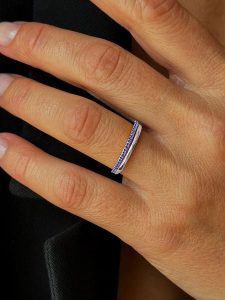 OR Carats Złoty pierścionek z kamieniami szlachetnymi rozmiar: 52. Niebieskie pierścionki OR Carats, z szafirem, złote. Za 1 043,99 zł.