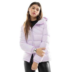 Kurtka puchowa lifestyle damska SIROKO Pop-W. Czerwone kurtki SIROKO, m, bez wzorów, z materiału, bez kaptura. W wyprzedaży za 148,00 zł.
