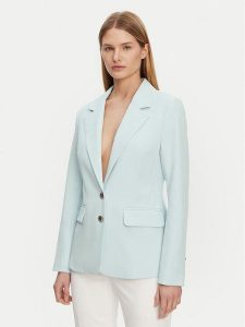 Guess Marynarka W5GN59 WH9Y2 Niebieski Regular Fit. Niebieskie marynarki i żakiety Guess, s, z aplikacjami, z syntetyku. Za 349,99 zł.