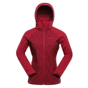 Kurtka softshell damska Alpine Pro Hoora. Czerwone kurtki Alpine Pro, m, bez wzorów, z softshellu, bez kaptura. W wyprzedaży za 369,00 zł.