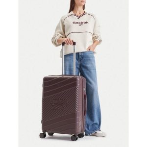 Walizka średnia Reebok. Fioletowe walizki Reebok, bez wzorów, średnie. Za 269,99 zł.