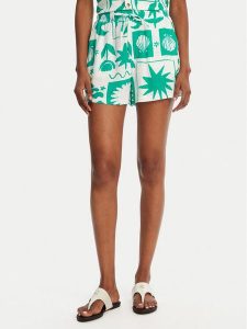 Banana Moon Szorty materiałowe William Shellpa MHW67 Zielony Regular Fit. Zielone szorty Banana Moon, bez wzorów, z materiału. Za 219,99 zł.