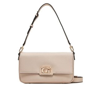 Torebka Guess. Czerwone listonoszki Guess, z aplikacjami, bez dodatków. Za 349,99 zł.