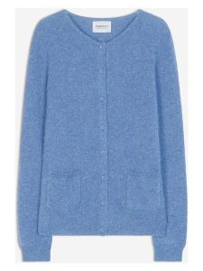 Perfect Cashmere Kaszmirowy kardigan "Amy" w kolorze błękitnym rozmiar: M. Niebieskie kardigany Perfect Cashmere, z kaszmiru. Za 357,63 zł.