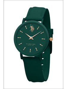 U.S. Polo Assn. Zegarek kwarcowy w kolorze zielonym rozmiar: onesize. Zielone, analogowe zegarki U.S. Polo Assn. Za 113,99 zł.