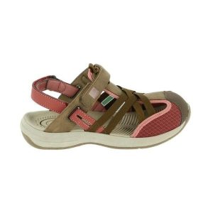 Damskie sandały turystyczne Élémenterre Caliko. Brązowe buty trekkingowe Elementerre, bez zapięcia. Za 162,50 zł.