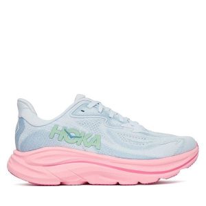 Buty do biegania Hoka. Niebieskie buty sportowe Hoka, bez wzorów, bez zapięcia, do biegania. Za 466,99 zł.