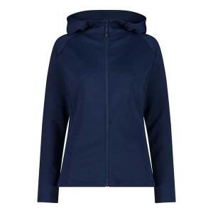 Damska kurtka z kapturem CMP. Niebieskie kurtki CMP, bez wzorów, z kapturem. Za 306,50 zł.