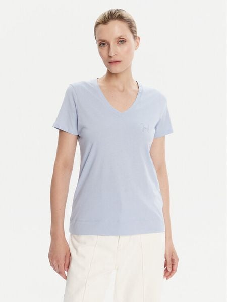 JOOP! T-Shirt 58 253JE58Tero 30049368 Błękitny Regular Fit. Niebieskie t-shirty JOOP!, bez wzorów, z bawełny, bez kołnierzyka, bez ramiączek. Za 199,99 zł.