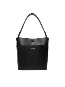 GINO ROSSI Torebka EO-LX20079 Czarny. Czarne torebki klasyczne Gino Rossi, bez wzorów, z materiału, bez dodatków. Za 299,99 zł.