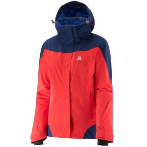 Kurtka narciarska damska Salomon Icerocket 20K. Niebieskie kurtki Salomon, na zimę, s, bez wzorów, z elastanu, bez kaptura, narciarskie. Za 553,00 zł.