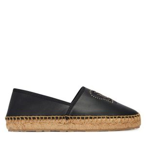 Espadryle LOVE MOSCHINO. Czarne espadryle LOVE MOSCHINO, bez wzorów, bez obcasa. Za 859,99 zł.