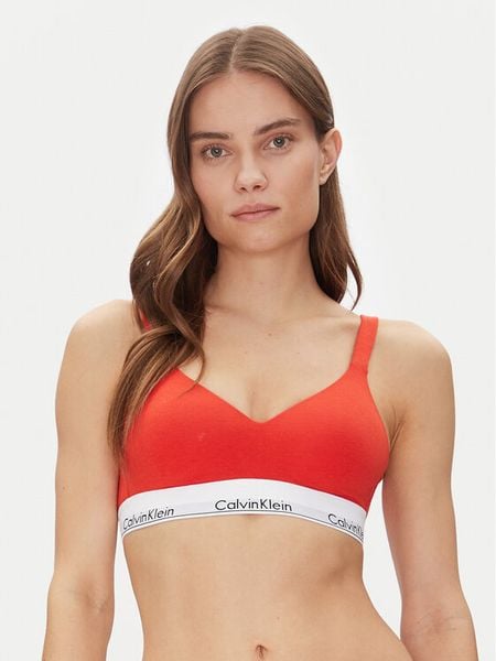 Calvin Klein Underwear Biustonosz top Lift Bralette 000QF7900E Czerwony. Czerwone biustonosze Calvin Klein Underwear, xs, bez wzorów, z bawełny, bez kołnierzyka, bez ramiączek. Za 119,99 zł.