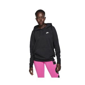 Bluza sportowa damska Nike Essentials Fnl Po Flc. Czarne bluzy Nike, bez wzorów, bez kaptura. Za 256,00 zł.