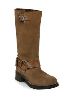 Steve Madden Skórzane kozaki "Beau" w kolorze beżowym rozmiar: 41. Brązowe kozaki Steve Madden, na zimę, bez wzorów, bez obcasa, bez zapięcia. Za 387,53 zł.