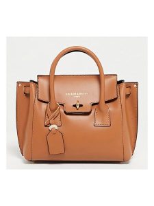 Victor & Hugo Paris Skórzana torebka "Jany" w kolorze karmelowym - 25 x 19 x 7 cm rozmiar: onesize. Brązowe torebki klasyczne Victor & Hugo Paris, bez wzorów, z materiału, przez ramię, bez dodatków. Za 347,99 zł.