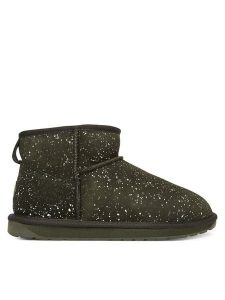 EMU Australia Śniegowce Stinger Micro Milkyway W13186 Zielony. Zielone buty zimowe EMU Australia, ze skóry, bez obcasa, bez zapięcia. Za 699,99 zł.