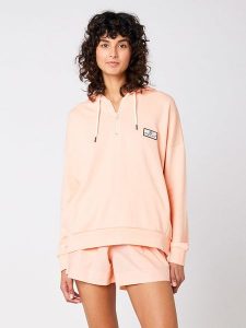 Rip Curl Bluza w kolorze pomarańczowym rozmiar: S. Pomarańczowe bluzy Rip Curl, s, bez wzorów, z kapturem. Za 109,78 zł.
