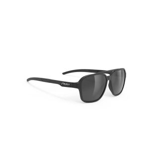 Okulary Rudy Project CRUZE BLACK MATTE - Smoke Black. Czarne okulary przeciwsłoneczne Rudy Project. W wyprzedaży za 300,00 zł.