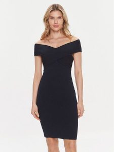 MICHAEL Michael Kors Sukienka codzienna MR4825E33D Granatowy Slim Fit. Niebieskie sukienki MICHAEL Michael Kors, na co dzień, s, bez wzorów, z wiskozy, bez kołnierzyka, bez ramiączek, proste. Za 659,99 zł.