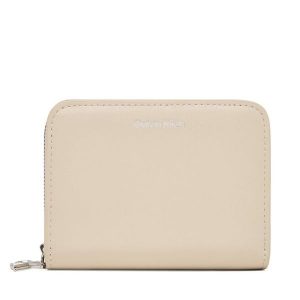 Portfel Calvin Klein. Białe portfele Calvin Klein, bez wzorów. Za 289,99 zł.