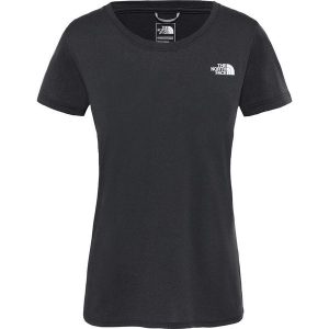 Koszulka turystyczna damska The North Face W Reaxion Amp Crew. Czarne bluzki The North Face, xl, bez wzorów, sportowe, bez kołnierzyka, bez ramiączek. Za 136,00 zł.