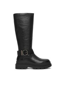 G-Star Raw Kozaki CEO-WI45-VR-3400-01 Czarny. Czarne kozaki G-Star Raw, bez wzorów, ze skóry, bez obcasa, na płaskiej podeszwie, bez zapięcia. Za 599,99 zł.