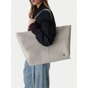 Torebka G-Star Raw. Szare shopper bag G-Star Raw, bez wzorów, bez dodatków. Za 249,99 zł.