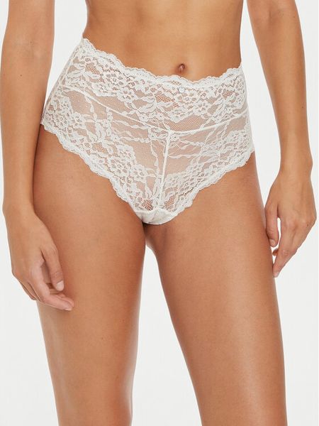 Ysabel Mora Figi klasyczne z wysokim stanem 10141 Biały. Białe figi ysabel mora, bez wzorów, z syntetyku. Za 49,99 zł.