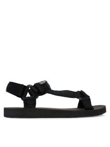 Jack Wolfskin Sandały Taiga A65623 Czarny. Czarne buty trekkingowe Jack Wolfskin, z materiału, bez zapięcia. Za 329,99 zł.