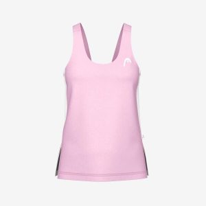 SPIRIT Tank Top Girls. Czerwone topy Head, bez wzorów, sportowe, bez kołnierzyka, bez ramiączek. W wyprzedaży za 153,00 zł.