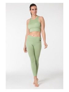 Super.natural Legginsy w kolorze jasnozielonym do jogi rozmiar: S. Zielone legginsy super.natural, bez wzorów, z materiału. Za 117,99 zł.