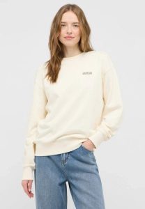 Damska bluza nierozpinana Mustang Style Aberdeen Whisper White 1016768 2013. Białe bluzy Mustang, xs, bez wzorów, bez kaptura. Za 169,99 zł.