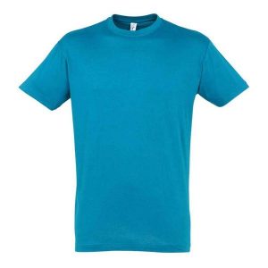 Koszulka Regent Dla Dorosłych Unisex. Niebieskie bluzki SOL'S, l, bez wzorów, sportowe, bez kołnierzyka, bez ramiączek. Za 33,99 zł.