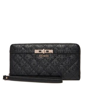 Portfel Guess. Czarne portfele Guess, z aplikacjami. Za 249,99 zł.