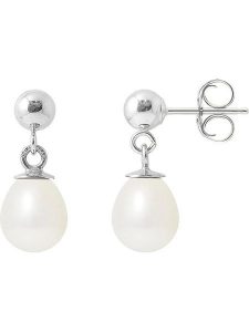 Pearline Srebrne kolczyki-wkrętki z perłami rozmiar: onesize. Białe kolczyki Pearline, z perłą, srebrne. Za 173,99 zł.