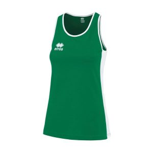 Damski tank top Errea Rachele. Białe topy ERREA, bez wzorów, bez kołnierzyka, bez ramiączek. Za 141,00 zł.