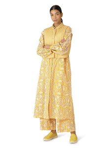 Ilse Jacobsen Kamizelka pikowana w kolorze żółtym rozmiar: 42. Żółte kamizelki Ilse Jacobsen, bez wzorów, bez kołnierzyka, bez ramiączek, bez kaptura. Za 165,99 zł.