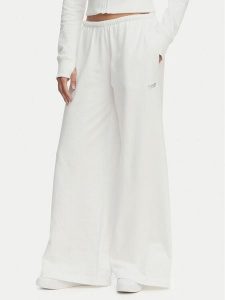 Tommy Jeans Spodnie dresowe Metallic Logo DW0DW22735 Biały Wide Leg. Białe spodnie dresowe Tommy Jeans, xxs, bez wzorów, z bawełny. Za 409,99 zł.