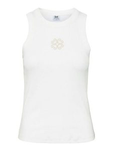 Vero Moda Top w kolorze białym rozmiar: XL. Białe topy Vero Moda, xl, bez wzorów, z bawełny, bez kołnierzyka, bez ramiączek. Za 52,79 zł.