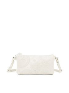Desigual Torebka 25SAYP23 Écru. Listonoszki Desigual, bez wzorów, ze skóry, bez dodatków. Za 149,99 zł.