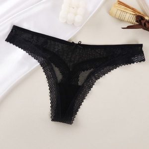 Koronkowe figi z wycięciami elegancki styl codzienny i okazjonalny Hilal. Brązowe figi Intica, bez wzorów, z koronki. Za 69,00 zł.