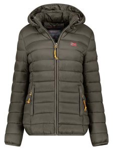 Geographical Norway Kurtka pikowana "Atikolor" w kolorze khaki rozmiar: XXL. Brązowe kurtki Geographical Norway, xxl, bez wzorów, bez kaptura. Za 158,10 zł.