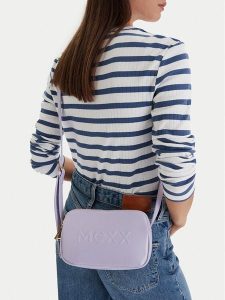 MEXX Torebka CEO-MEXX-L-005-09 Fioletowy. Fioletowe listonoszki Mexx, bez wzorów, z materiału, bez dodatków. Za 179,99 zł.