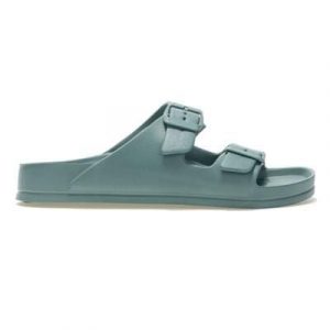 Damskie sandały Brooklyn z podwójnym paskiem. Zielone buty trekkingowe Regatta, bez zapięcia. Za 157,00 zł.