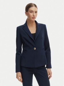 Rinascimento Marynarka CFC0128647003 Granatowy Regular Fit. Niebieskie marynarki i żakiety Rinascimento, m, bez wzorów, z syntetyku. Za 577,99 zł.