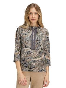 Betty Barclay Bluza w kolorze beżowo-szarym rozmiar: 42. Brązowe bluzy Betty Barclay, bez wzorów, bez kaptura. Za 144,95 zł.