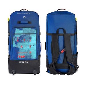 Plecak/torba na kółkach na sup kajak Aztron Altas Roller Bag 120l. Niebieskie plecaki AZTRON. W wyprzedaży za 379,00 zł.