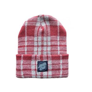 Czapka zimowa Santa Cruz Comic Strip beanie. Czerwone czapki SANTA CRUZ, bez wzorów. Za 92,00 zł.